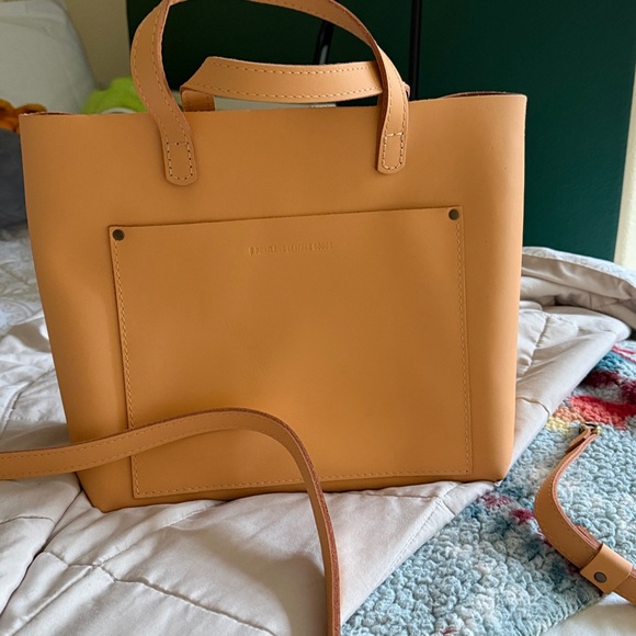 Portland leather  Cream medium crossbody Bag - Picture 4 of 5